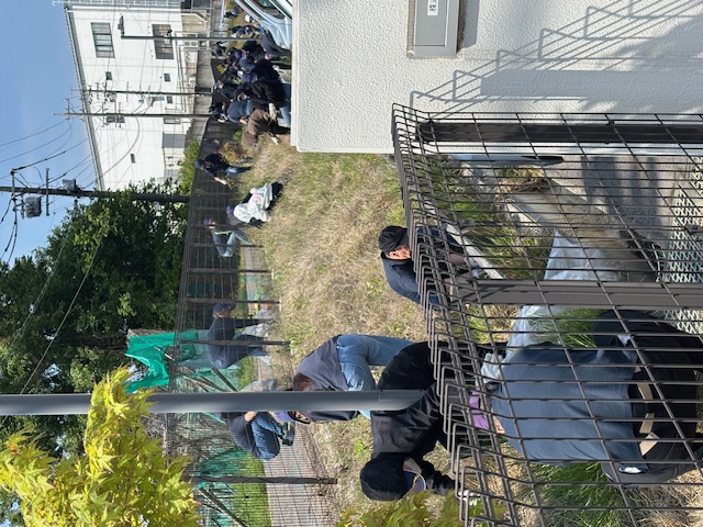 一斉草取り